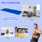 Soozier 4'x10'x2'' Folding Gymnastics Tumbling Mat, Exercise Mat  with Carrying Handles for Yoga, MMA, Martial Arts, Stretching, Core Workouts, Dark Blue