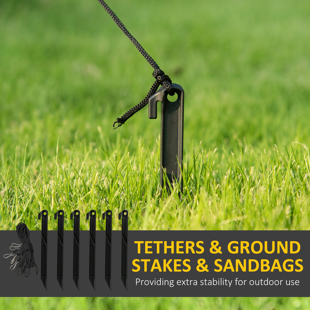 HOMCOM 6ft Christmas Inflatable Decoration with Bible Arch of Jesus' Birth Easy Set-Up Blow UP Decoration for Holiday Yard