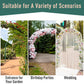Outsunny 7Ft Outdoor Garden Arbor, Wedding Arch for Ceremony, Trellis with Scrollwork Design, Ideal for Climbing Vines and Plants, Black