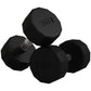 Soozier 2 x 15lbs Dumbbells Set with Non-Slip Grip, Rubber Covered Weights for Men Women Home Gym Workout