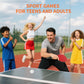 Soozier Ping Pong Paddle Set, Portable Table Tennis Rackets with 8 Ping Pong Balls, Storage Case for Teens, Adults