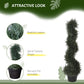 Outsunny 35.5" Topiary Trees Artificial Faux Fakes Spiral Plant Green Cedar Tree Indoor Decor with Nursery Pot
