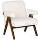 HOMCOM Corduroy Accent Chair Armchair with Wide Seat and Soft Padded Armrests for Reading, Bedroom, Dark Grey