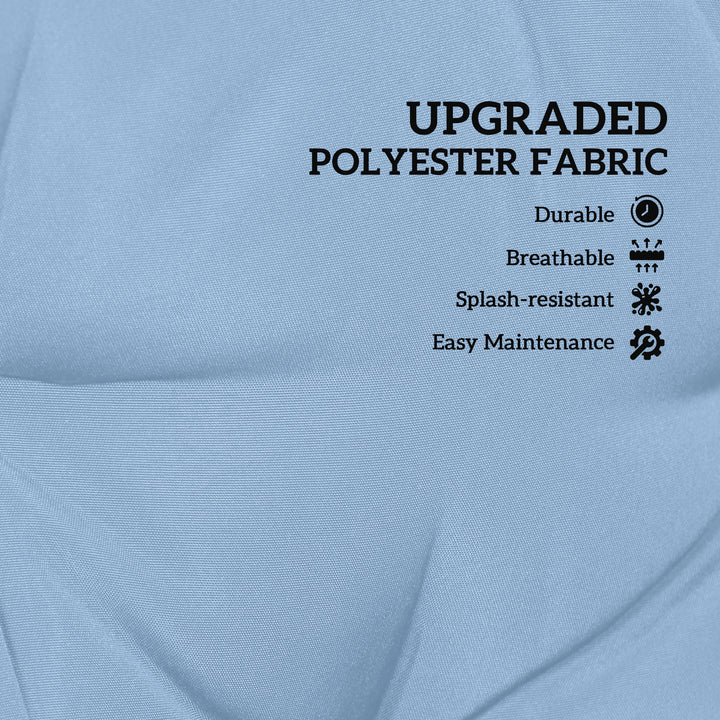 Outsunny Porch Swing Cushion Garden Bench Cushion with Backrest, Non-Slip 2-seater Soft Pad, Swing Chair Mat Replacement for Indoor and Outdoor, 39.4" x 38.6", Wine Red