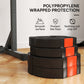 Soozier 1-Inch Weight Plates, Barbell Weights Set for Weightlifting and Strength Training, 2 x 22lbs + 2 x 11lbs