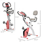 Soozier 3 in 1 Folding Exercise Bike, Foldable Stationary Bike with 8-Level Magnetic Resistance, Adjustable Seat, Black