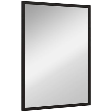 HOMCOM 22" x 30" Bathroom Mirror for Wall, Rectangular Mirror for Living Room, Bedroom, Entryway, Black