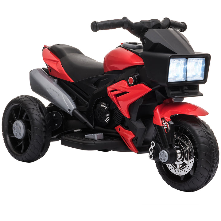 Aosom Kids Electric Pedal Motorcycle Ride-On Toy 6V Battery Powered w/ Music Horn Headlights Motorbike for Girls Boy Blue