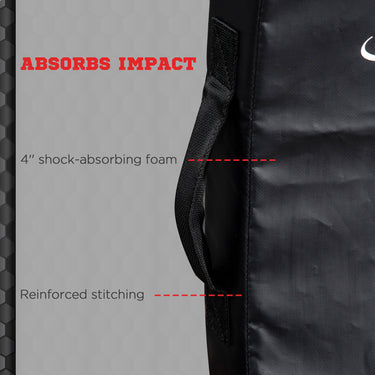 Soozier Boxing Pad, Kick Shield, Curved Muay Thai Kicking Pad, Great for MMA, Taekwondo, Krav Maga, Martial Arts, Karate