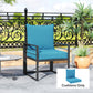 Outsunny Patio Chair Cushions, Thick Deep Seat Outdoor Seat Cushion with Back Cushion, Beige