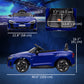 Aosom Ride-On Toy On Car with Remote Control, 12V 3.1 MPH Electric Ride for Kids w/ Suspension System, Horn Honking, White