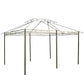 Outsunny 13'L x 10'W x 8.7'H Patio Gazebo Outdoor 2-Tiers Garden Canopy Yard Sunshade Shelter with Curtains, Grey