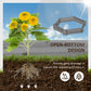 Outsunny 39" x 36" Screwless Hexagon Planter Box, Raised Garden Bed, Herb Garden for Vegetables, Flowers, Grey