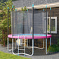 Soozier 12FT Trampoline Spring Cover, Trampoline Pad Replacement, Waterproof and Tear-Resistant, All-Weather Trampoline Accessories, Pink