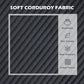 HOMCOM L Shaped Couch, L Shape Sofa with Chaise Lounge and Spring Cushion for Living Room, Bedroom, Grey