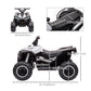 Aosom Kids 4 Wheeler Quad with Music, Headlights, High & Low Speed, Kids ATV for 3-5 Years Old Boys & Girl, Yellow