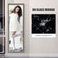 HOMCOM Floor Standing Mirror, Full Body Mirror, Free Standing, Leaning or Wall Mirror with Frame for Bedroom, Grey