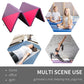 Soozier 4'x6'x2'' Folding Gymnastics Tumbling Mat, Exercise Mat  with Carrying Handles for Yoga, MMA, Martial Arts, Stretching, Core Workouts, Pink and Purple