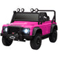 Qaba Land Rover Licensed Kids Ride on Truck with Remote Control, Spring Suspension, LED Lights, 3 Speed, Dark Green