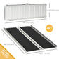 HOMCOM 2ft Wheelchair Ramp Scooter Mobility Non-Skid Layering Portable Foldable Aluminium