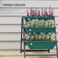 Outsunny 3-Tier Vertical Raised Garden Planter with 5 Boxes, Outdoor Plant Stand Grow Container for Vegetable Flowers