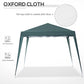 Outsunny 8' x 8' Pop Up Canopy, Outdoor Foldable Tent, Portable Canopy Tent with Carrying Bag for Camping, Party, Picnic, White