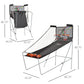 HOMCOM Double Shots Arcade Basketball System Foldable Two Player Basketball