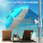 Outsunny 6 ft Beach Umbrella Portable with Sand Anchor, Carry Bag, Adjustable Height & Tilt, UPF50+ UV Protection, Grey