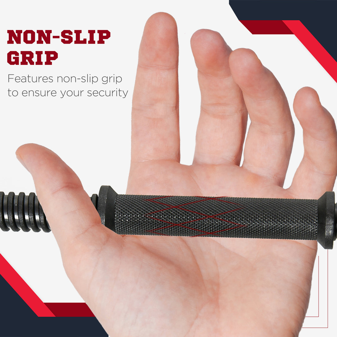 Soozier Adjustable 2 x 22lbs Weight Dumbbell Set for Weight Fitness Training Exercise Fitness Home Gym Equipment, Black (Pair)