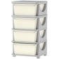 Qaba 3 Tier Kids Toy Organizer and Storage Bins with 3 Plastic Drawers, Blue