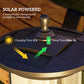 Outsunny 50" Solar Post Light, Cool White LED Outdoor Lamp, Waterproof IP44 for Patio, Garden, Backyard, Pathway