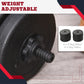 Soozier Adjustable 2 x 22lbs Weight Dumbbell Set for Weight Fitness Training Exercise Fitness Home Gym Equipment, Black (Pair)