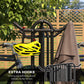 Soozier All-Steel Bike Rack, 35" Bike Stand, 4-Bike Capacity, Dual-Side, for Garages Streets Yards Schools