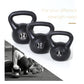 Soozier 26lb Fitness Kettlebell, Plastic Exercise Weight, Weightlifting Tools with Sand, Handle, Noise Reduction for Home, Gym
