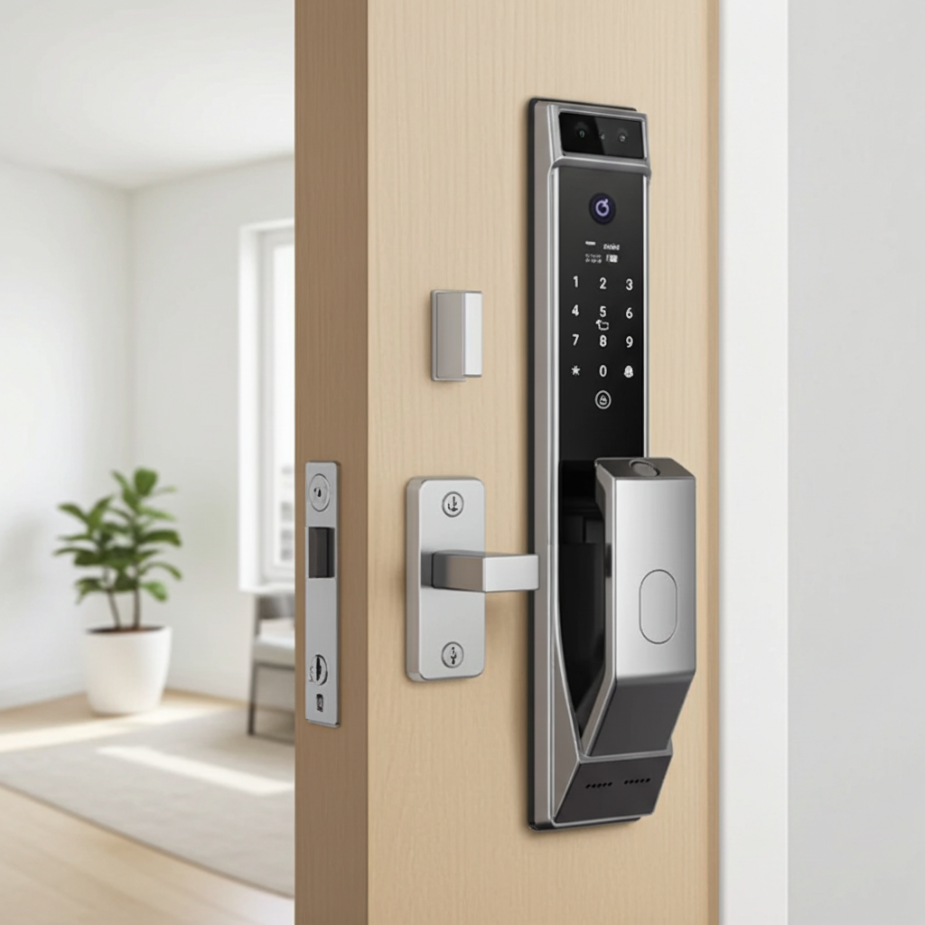 3D Face Recognition Smart Door Lock Security Camera Monitor Intelligent Fingerprint Password Electronic Key Unlock Fingerprint Door Locks,Combination Smart Door Locks,Digital Door Locks,Door Locks