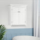 kleankin Bathroom Cabinet, Medicine Cabinet, Over Toilet Storage Cabinet with Adjustable Shelves for Entryway, Grey