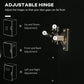 HOMCOM 72" Kitchen Pantry Cabinet, Modern Kitchen Pantry Storage Cabinet with 4 Doors and 3 Adjustable Shelves, Black