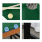 Soozier 54.3"L Mini Pool Table Portable Billiard Table Includes Cues, Ball, Chalk, Rack, for Kids