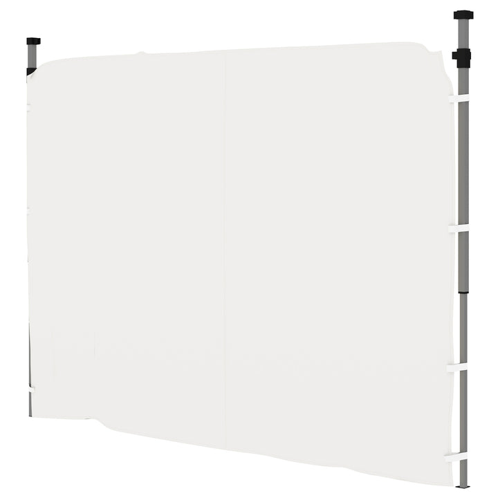 Outsunny Instant Canopy Sidewall with 4 Storage Bag for 10 x 10 ft Straight Leg Pop Up Canopies, 1 Pack Sidewall Only, White