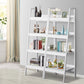 HOMCOM Set of 2, 4 Tier Ladder Shelf Bookcase, Multi-Use Display Rack, Storage Shelving Unit Display Stand, Flower Plant Stand, Home Office Furniture, Black