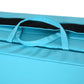 Soozier 4'x8'x2" Folding Gymnastics Tumbling Mat, Exercise Mat with Carrying Handles for Yoga, MMA, Martial Arts, Stretching, Core Workouts, Light Blue