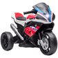 Aosom Kids 6V Electric Ride-On Motorcycle Battery Powered 1.5-5 Years Blue