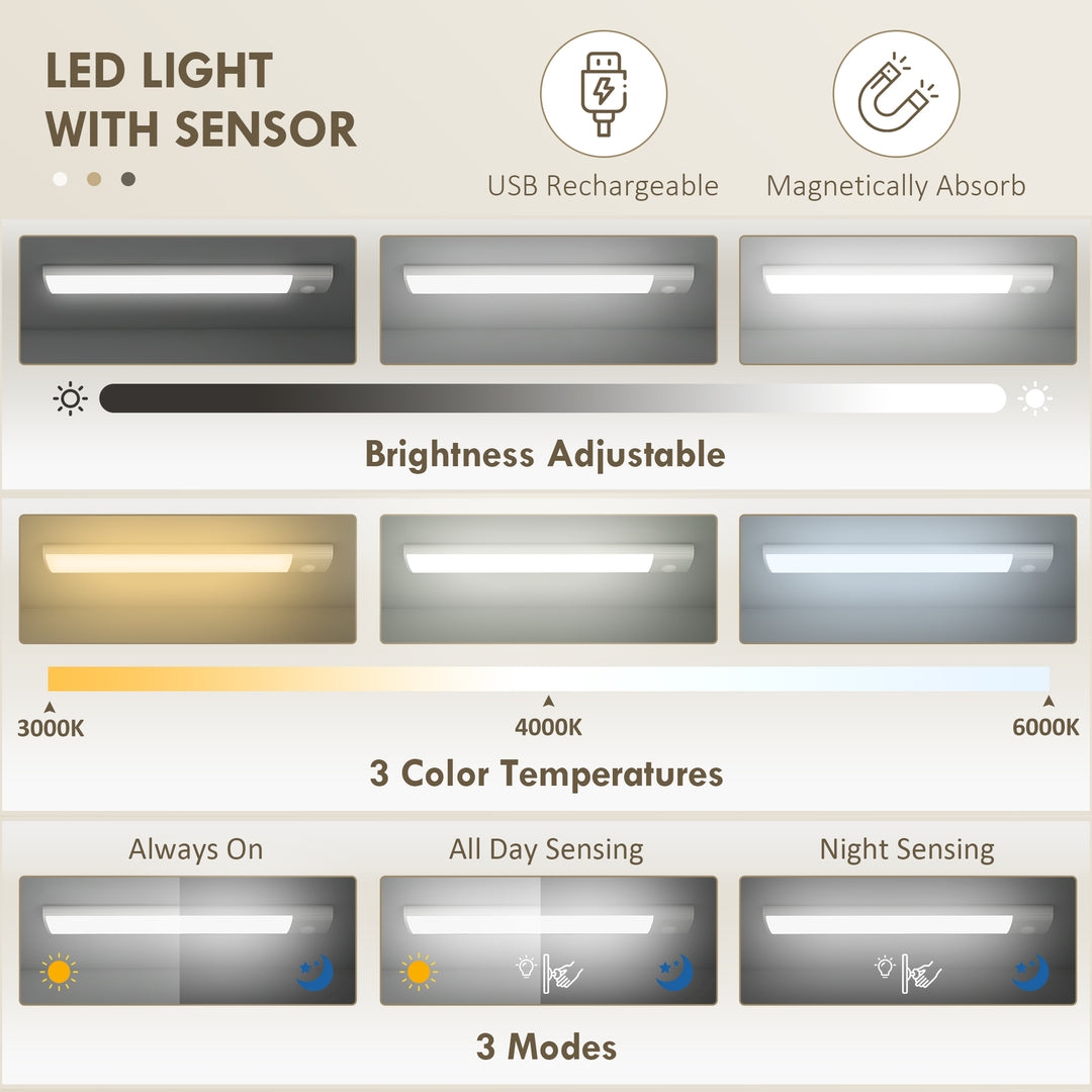 HOMCOM 71" Kitchen Pantry Cabinet with LED Lights, 6 Spice Racks, a Drawer and 4 Adjustable Shelves, Grey