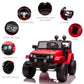 Aosom 12V Battery Powered Kids Ride On Car Off Road Truck Toy w/ Parent Remote, Black