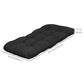 Outsunny Set of 2 Patio Bench Replacement Cushions, 2 Seater Outdoor Loveseat Cushion Seat Pad, 43" x 19" x 3", Gray