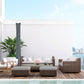 Outsunny Parasol Cover, Patio Cantilever Cover, Banana Umbrella Cover with Zipper, Grey