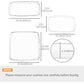 Outsunny Outdoor 14pc Patio Rattan Sofa Set Cushion Polyester Cover Replacement Set - No Cushion Included Beige | Aosom Canada