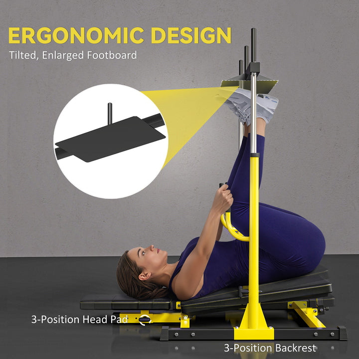 Soozier Leg Extension and Curl Machine, Adjustable Leg Extension Machine, 2" Olympic Plate Compatible, 660LBS Capacity