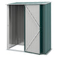 Outsunny 5' x 3' Outdoor Storage Shed, Steel Garden Shed with Single Lockable Door, Tool Storage Shed for Backyard, Brown