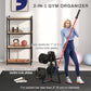 Soozier Weight Rack for 1-Inch or 2-Inch Weight Plates, 660LBS Capacity Weight Plate Rack for Home Gym Storage